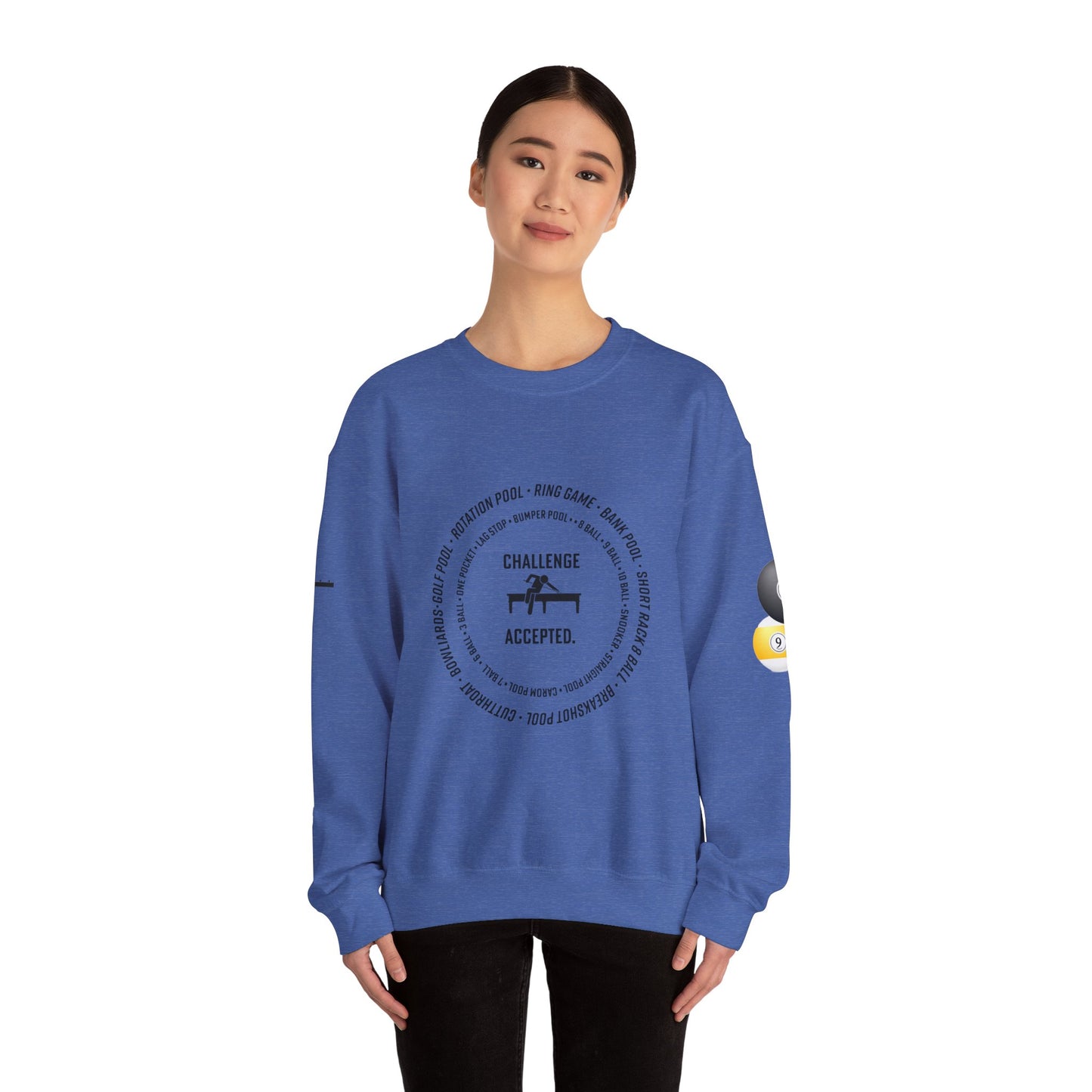 Billiards Challenge Accepted Sweatshirt