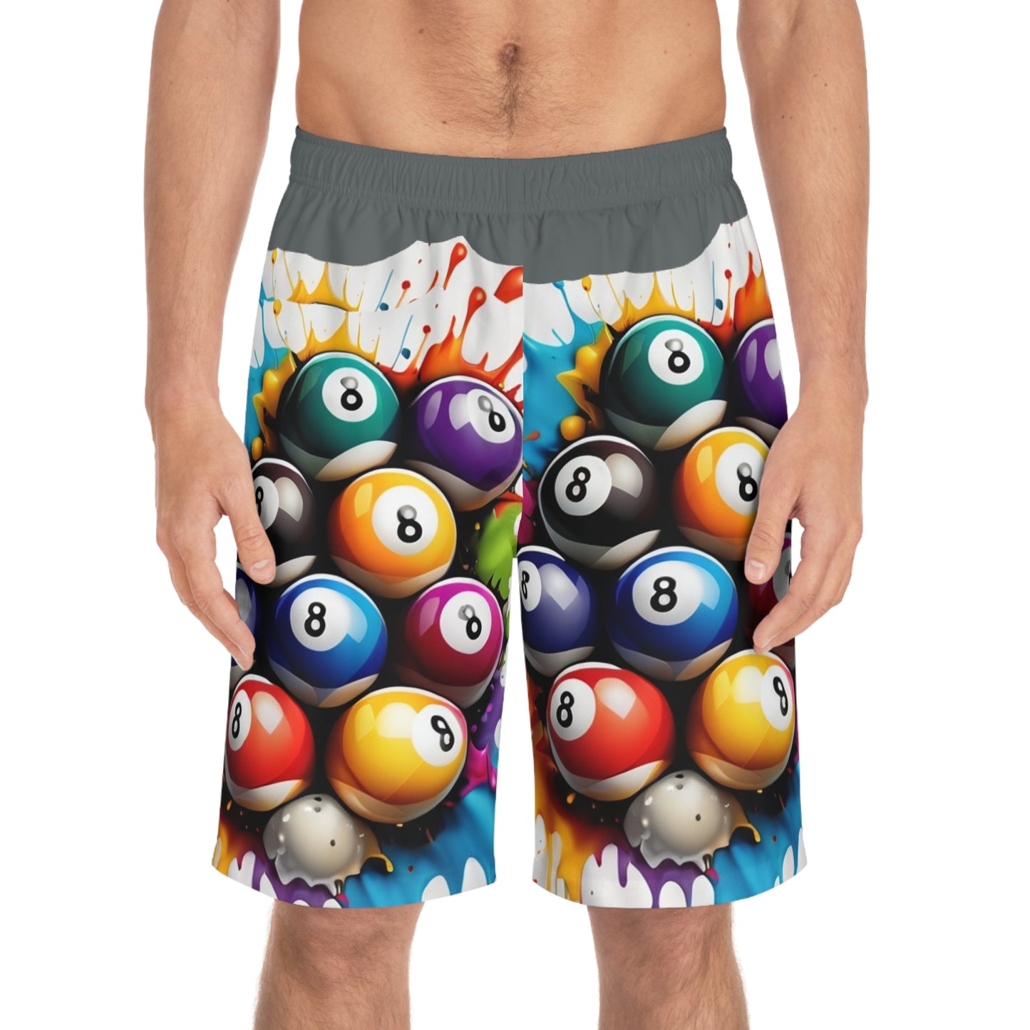 Board Shorts with billiards balls