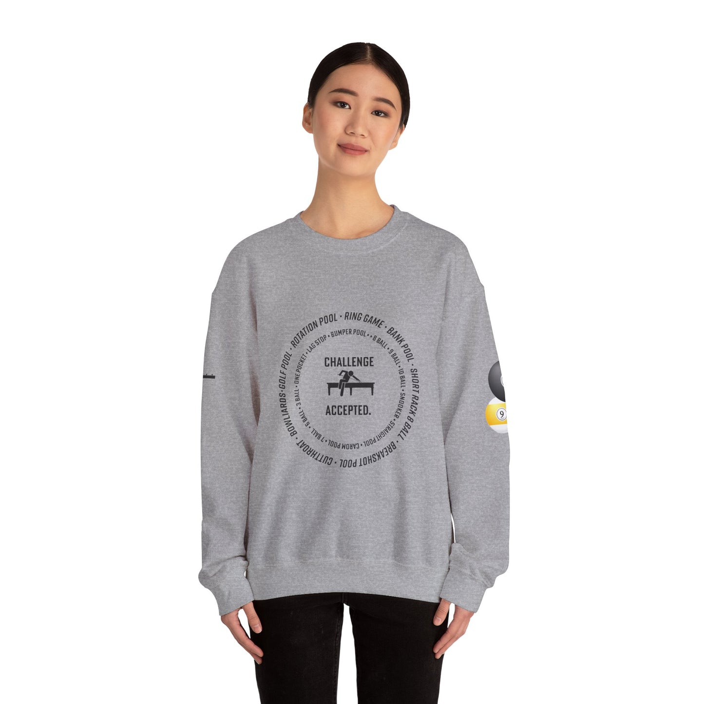 Billiards Challenge Accepted Sweatshirt