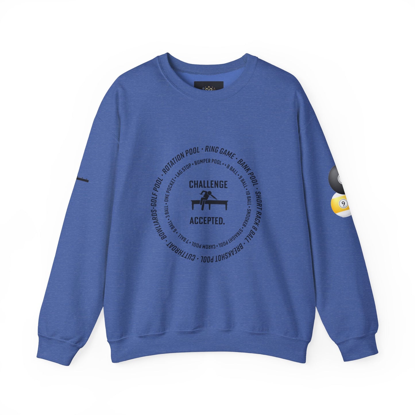 Billiards Challenge Accepted Sweatshirt