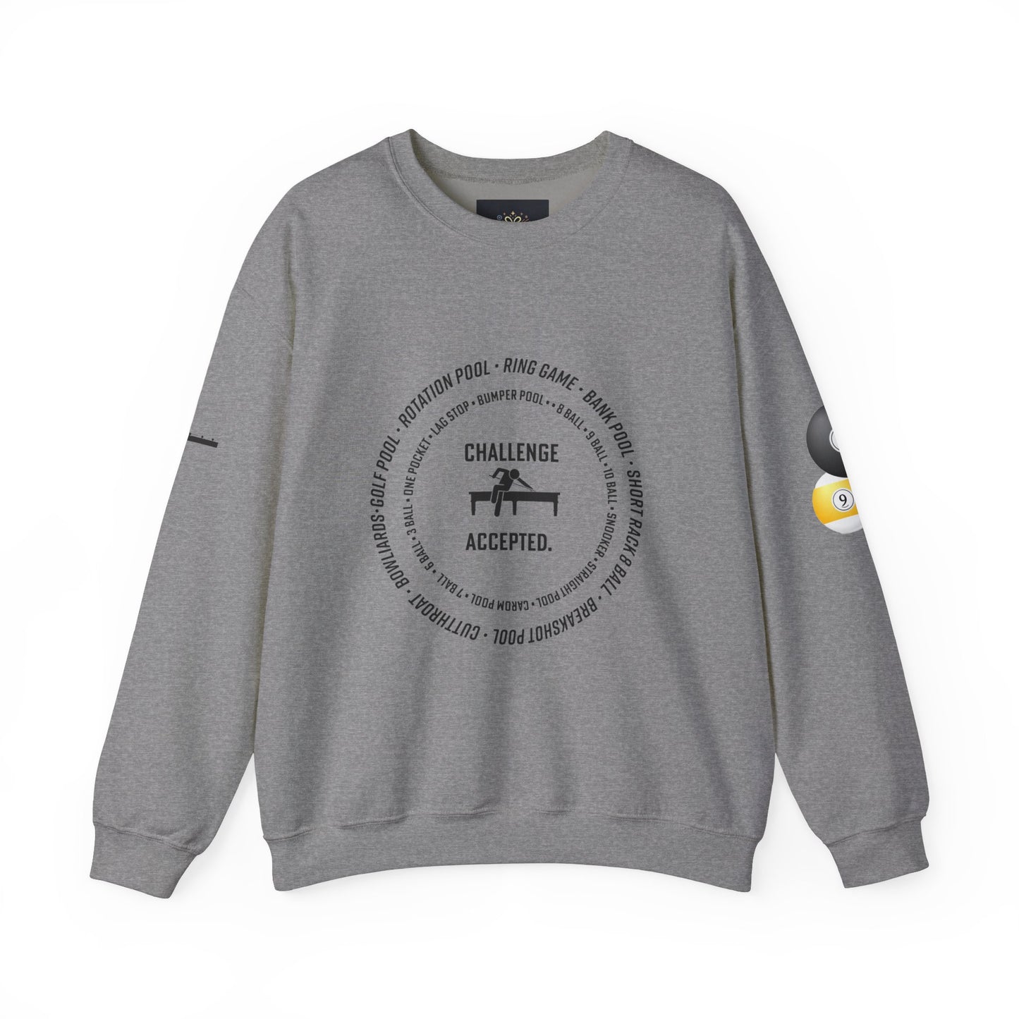 Billiards Challenge Accepted Sweatshirt