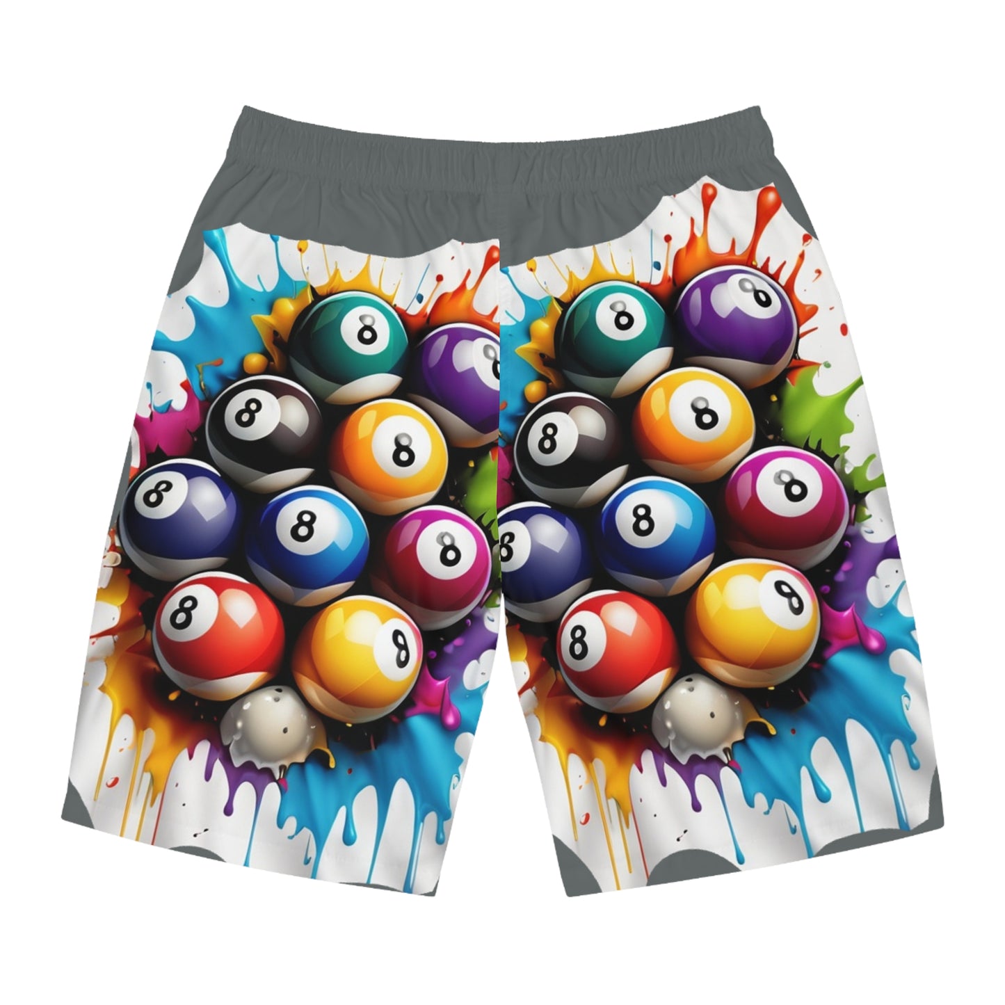 Board Shorts with billiards balls