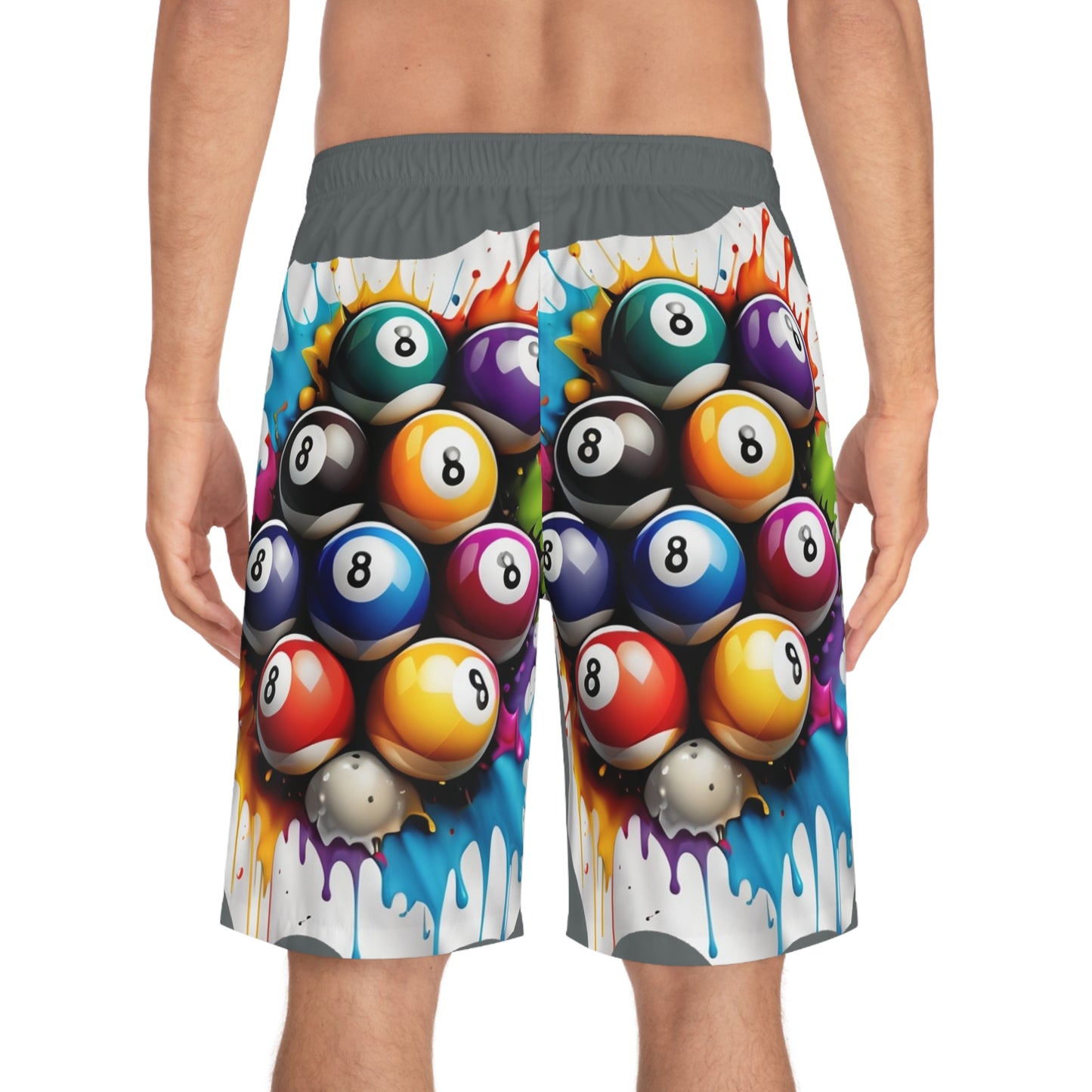 Board Shorts with billiards balls