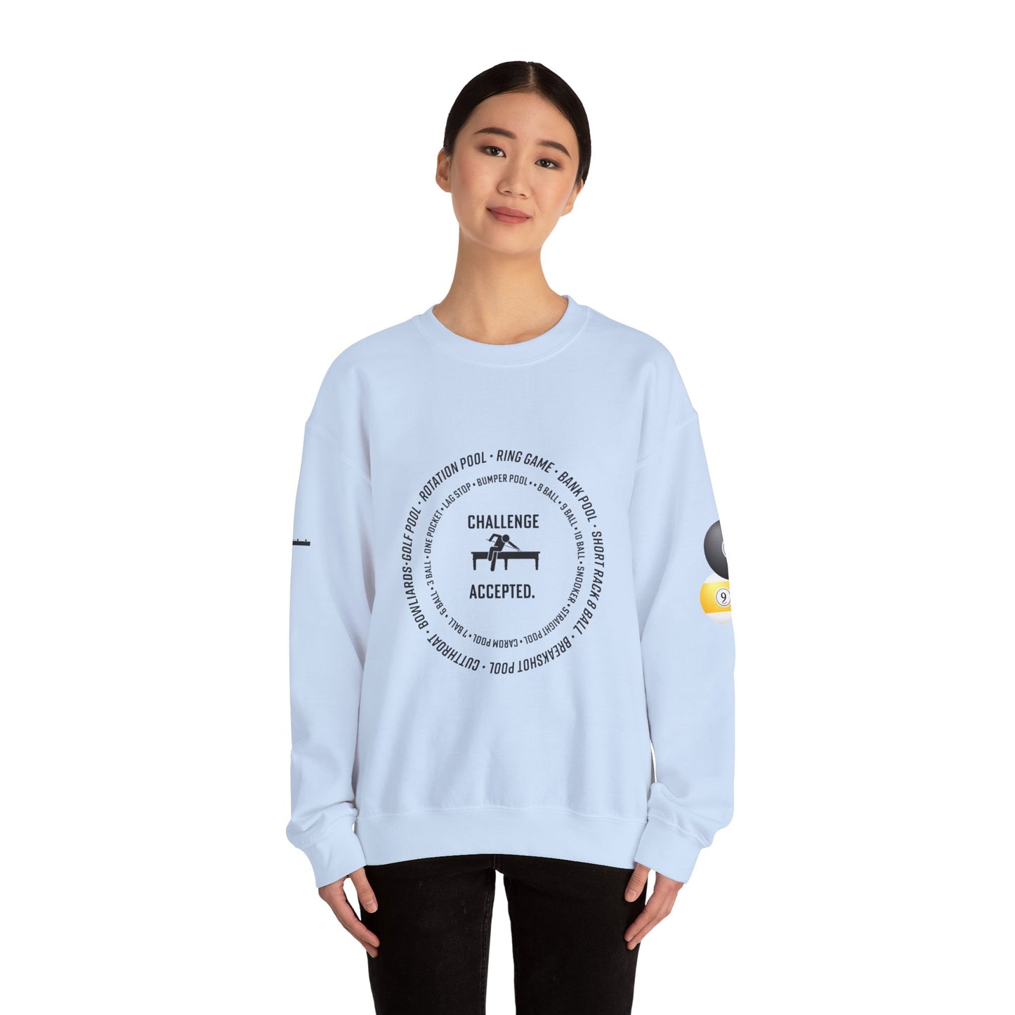 Billiards Challenge Accepted Sweatshirt