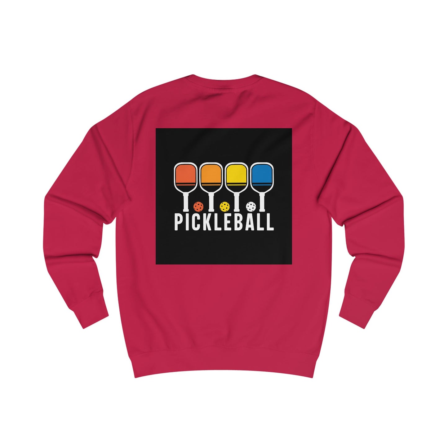 Colorful Pickleball Unisex Sweatshirt