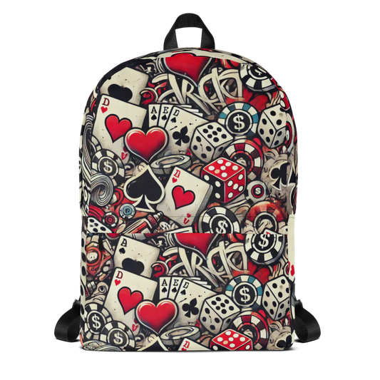 Casino-Themed Backpack