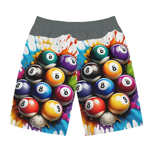 Board Shorts with billiards balls