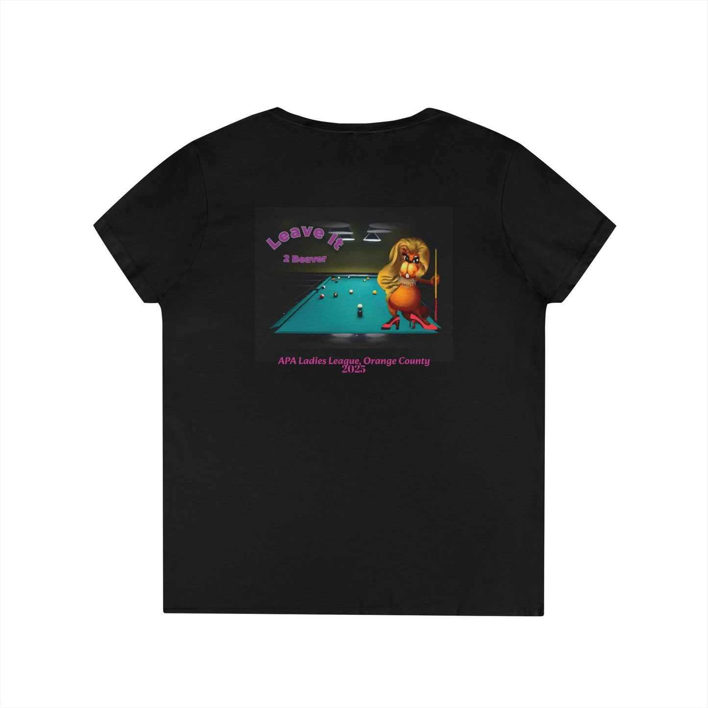 Ladies' V-Neck T-Shirt for Leave It to Beaver