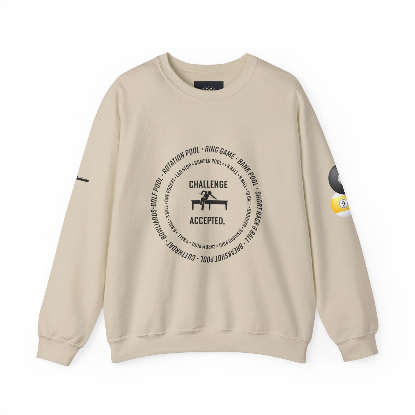 Billiards Challenge Accepted Sweatshirt