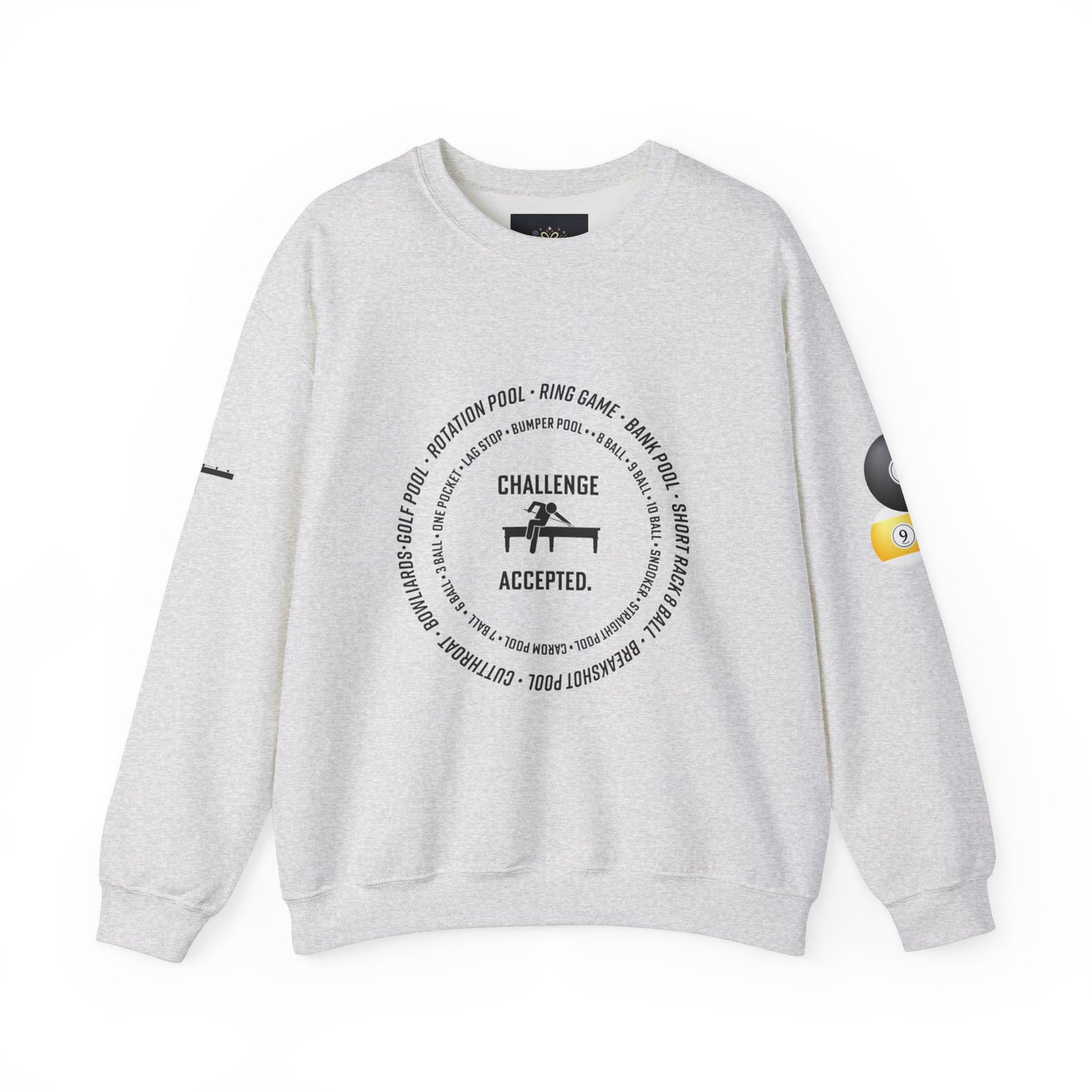 Billiards Challenge Accepted Sweatshirt