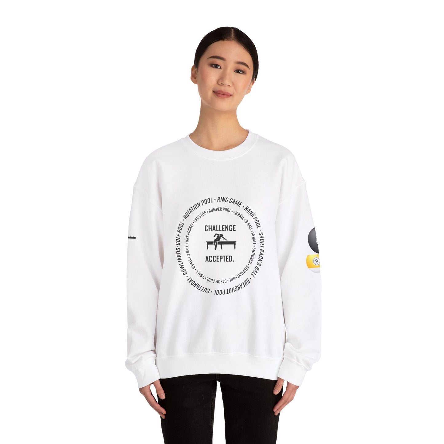 Billiards Challenge Accepted Sweatshirt