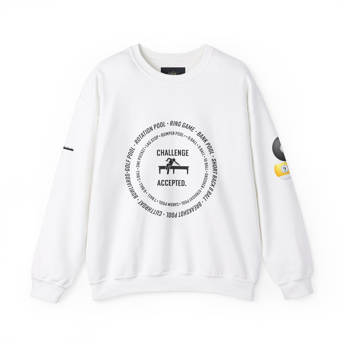 Billiards Challenge Accepted Sweatshirt