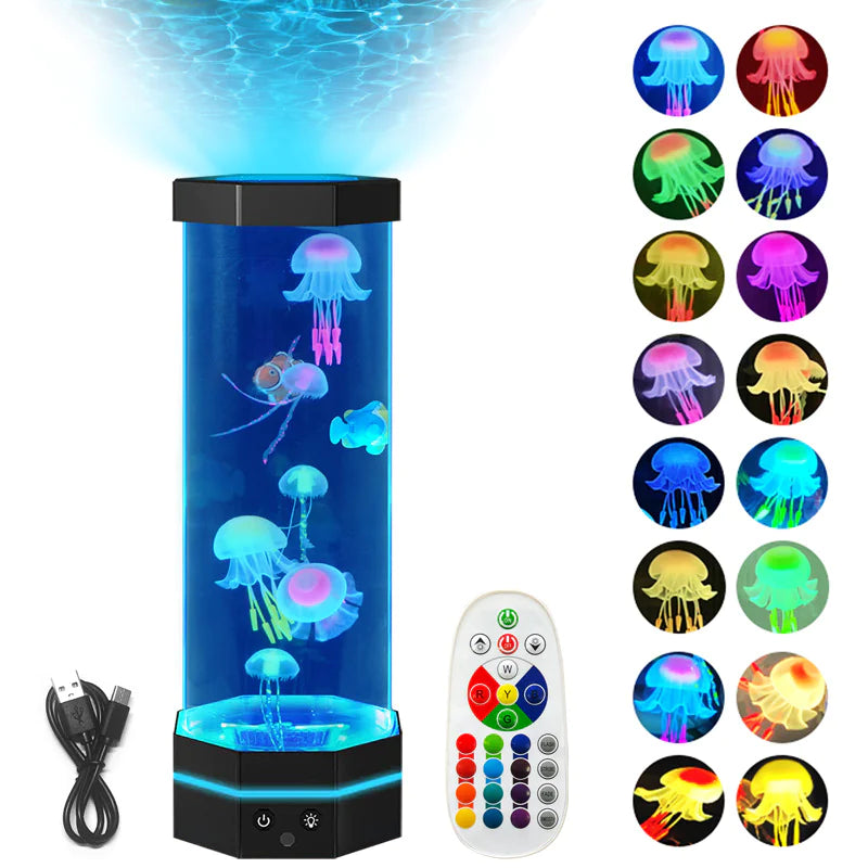 Color Changing Jellyfish Lava Lamp