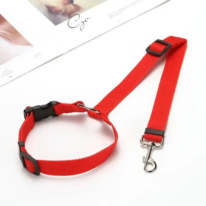 Pet Car Seat Belt & Harness Safety And Style