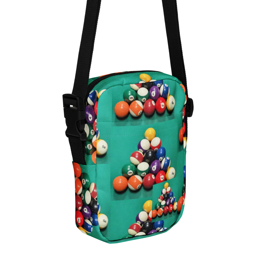 Billiard Themed Crossbody Bag